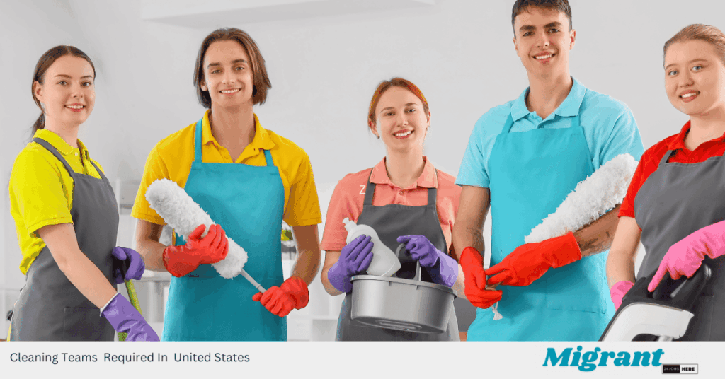 Cleaning Teams Required In United States