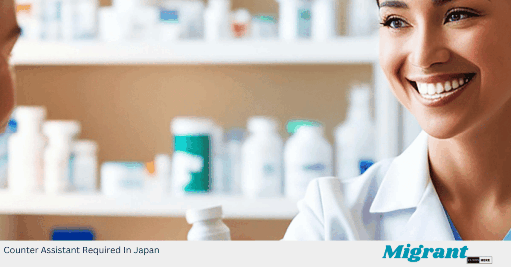 Counter Assistant Required In Japan