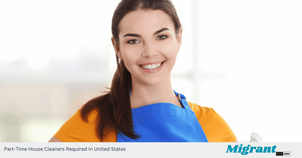 Part-Time House Cleaners Required In United States
