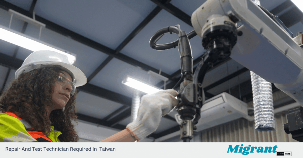 Repair And Test Technician Required In Taiwan