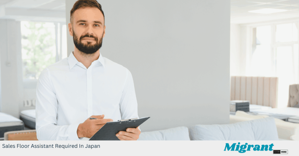 Sales Floor Assistant Required In Japan