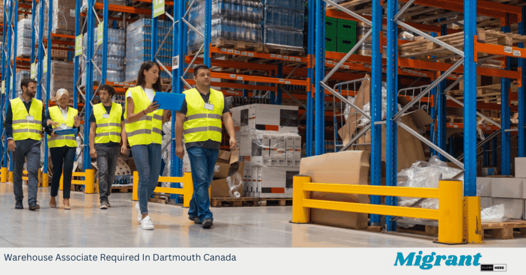 Warehouse Associate Required In Dartmouth Canada