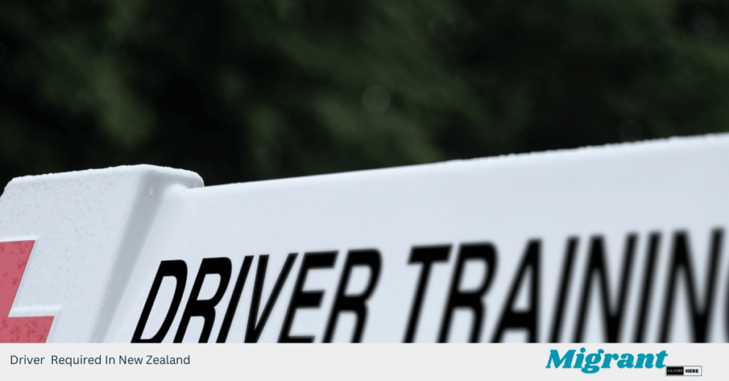 Driver Required In New Zealand