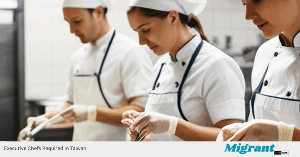 Executive Chefs Required In Taiwan