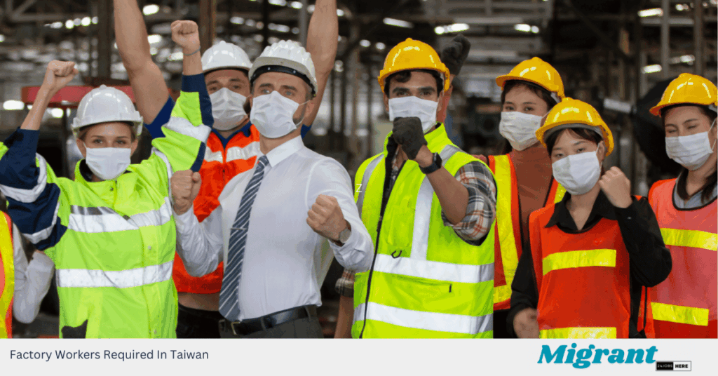 Factory Workers Required In Taiwan