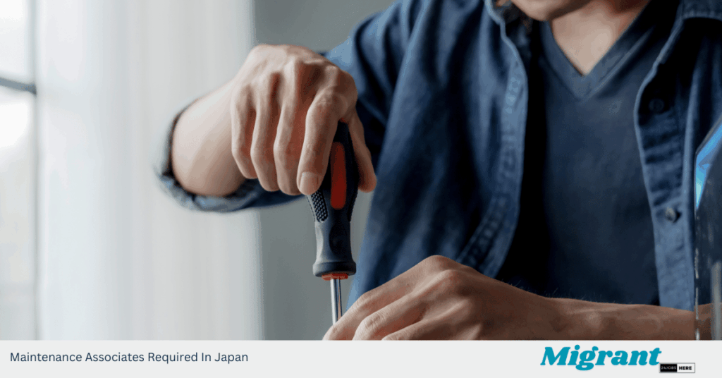 Maintenance Associates Required In Japan
