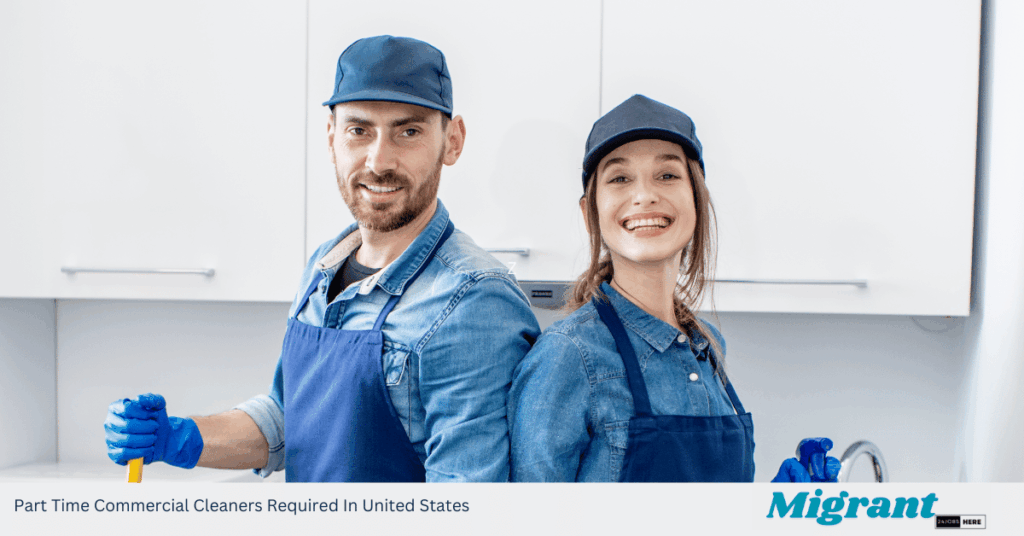 Part Time Commercial Cleaners Required In United States