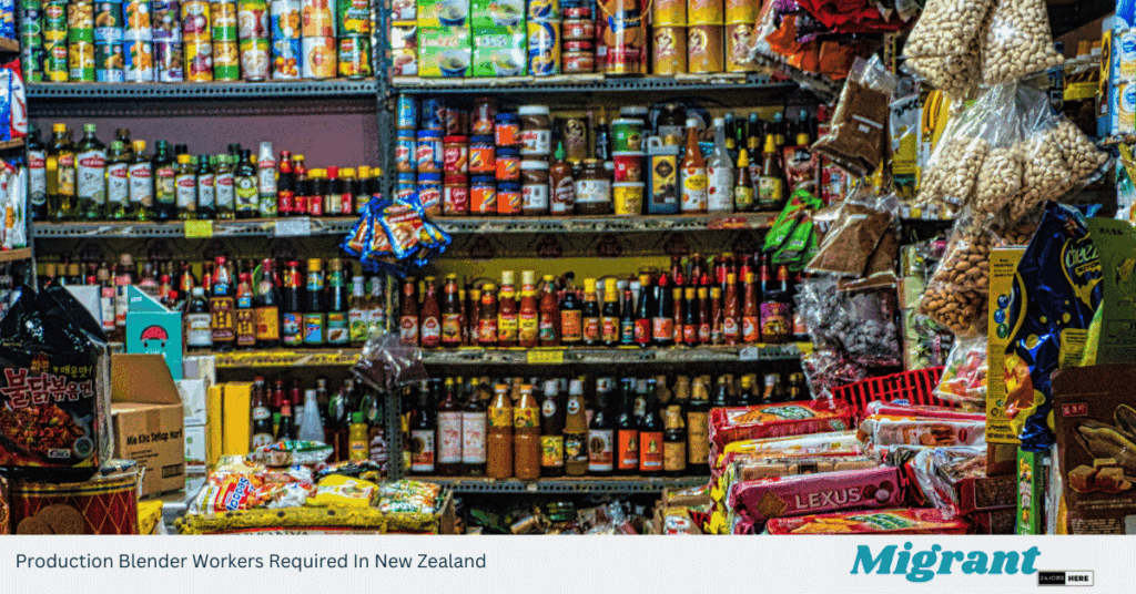 Production Blender Workers Required In New Zealand