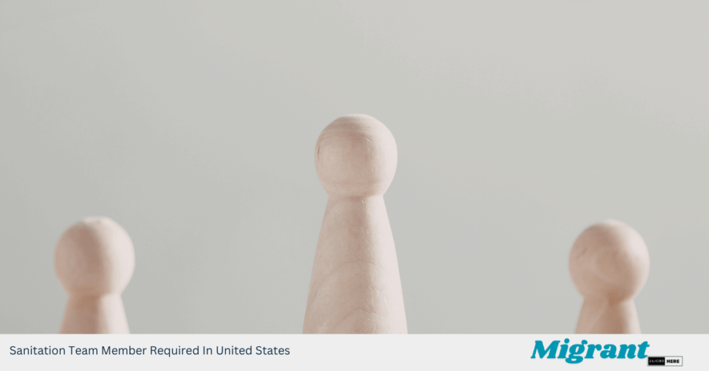 Sanitation Team Member Required In United States