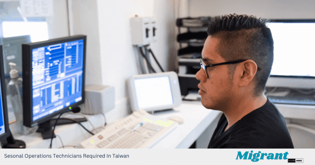 Sesonal Operations Technicians Required In Taiwan
