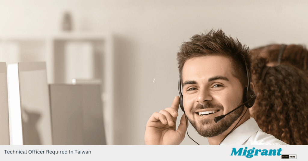 Technical Officer Required In Taiwan