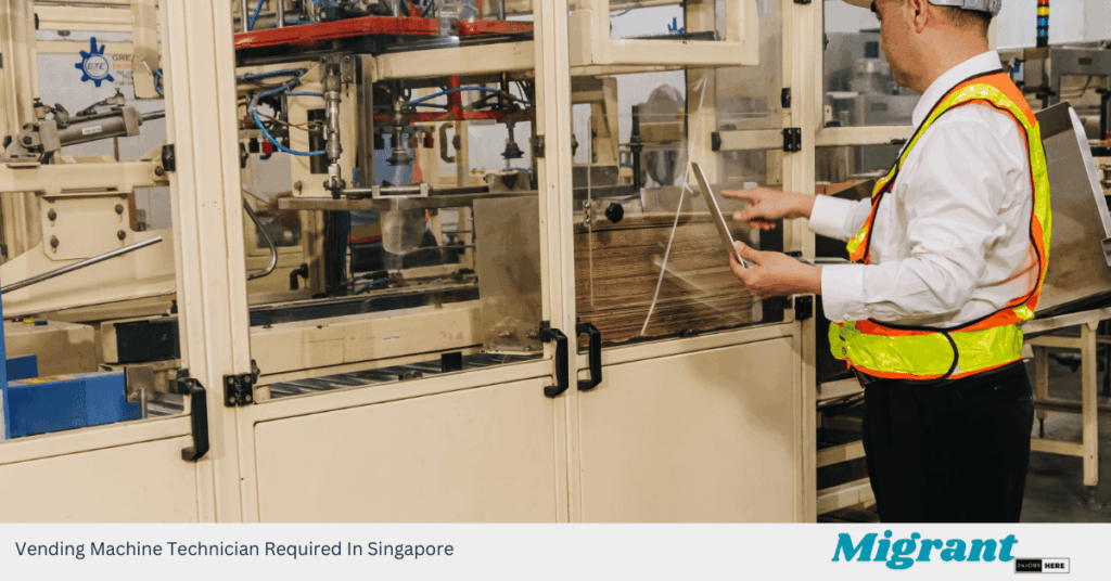 Vending Machine Technician Required In Singapore