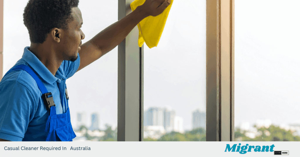 Casual Cleaner Required In Australia