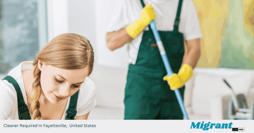 Cleaner Required In Fayetteville, United States