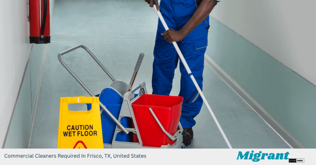Commercial Cleaners Required In Frisco, TX, United States