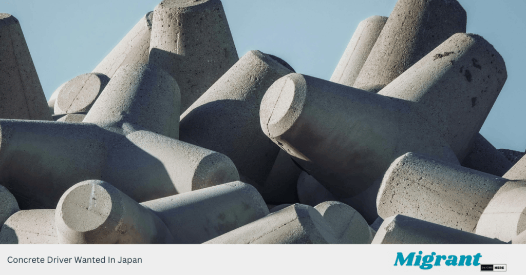 Concrete Driver Wanted In Japan