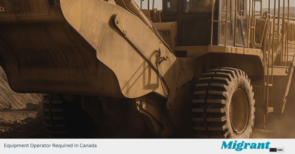 Equipment Operator Required In Canada