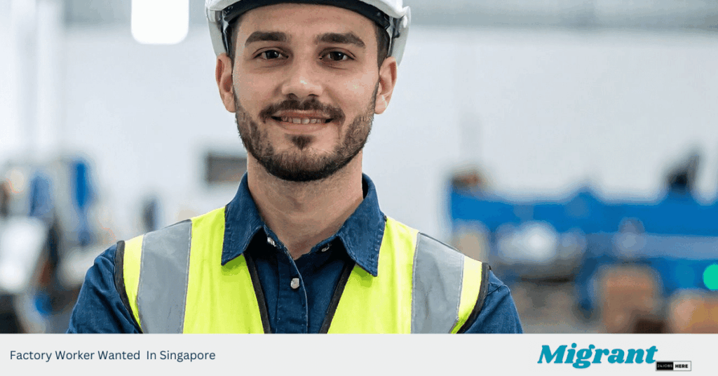 Factory Worker Wanted In Singapore