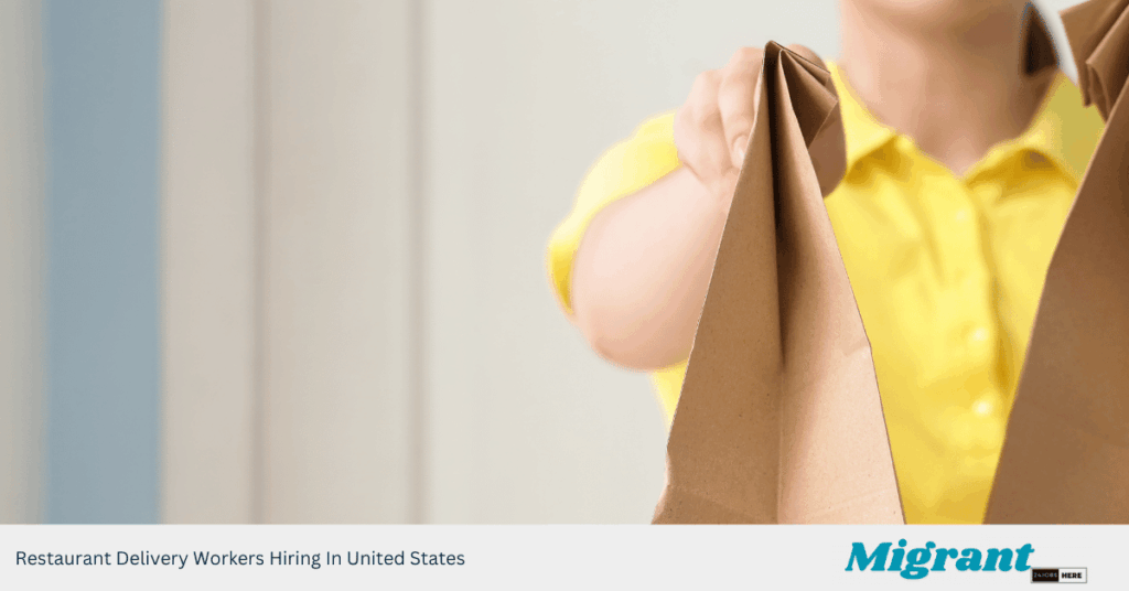 Restaurant Delivery Workers Hiring In United States