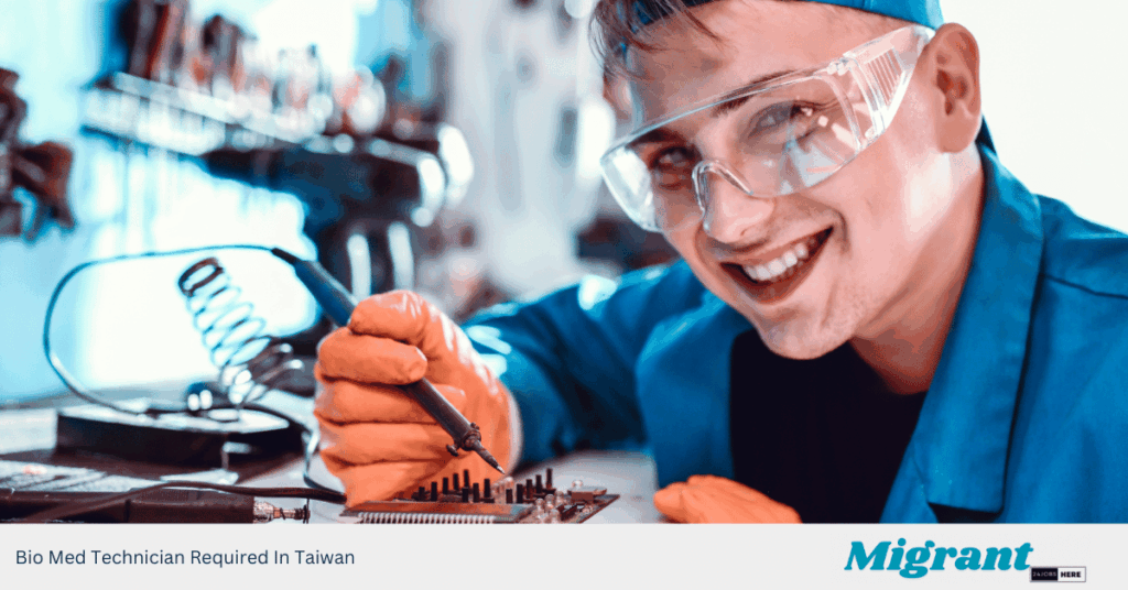 Bio Med Technician Required In Taiwan