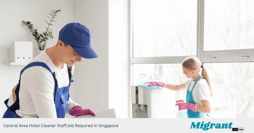 Central Area Hotel Cleaner StaffJob Required In Singapore