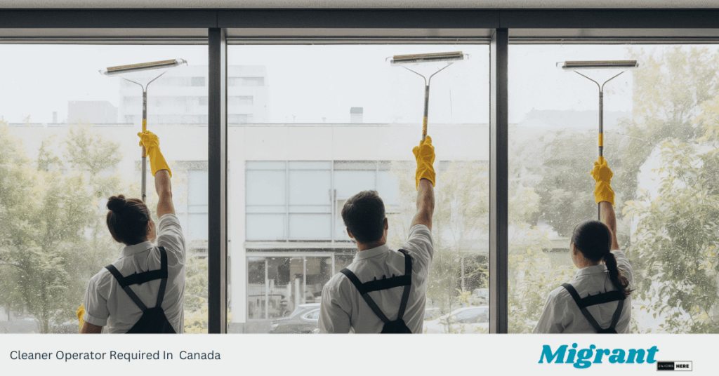 Cleaner Operator Required In Canada