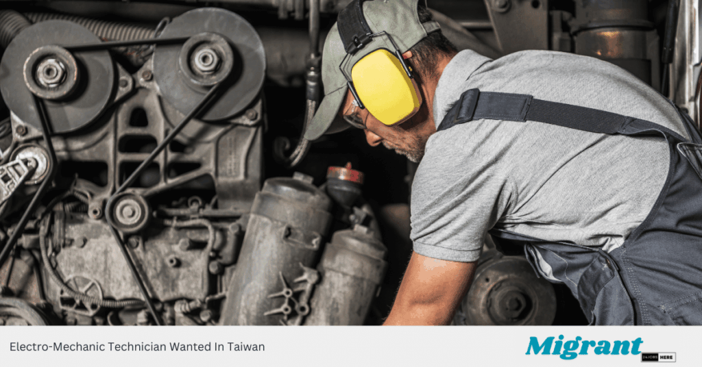 Electro-Mechanic Technician Wanted In Taiwan
