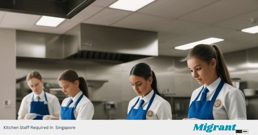 Kitchen Staff Required In Singapore