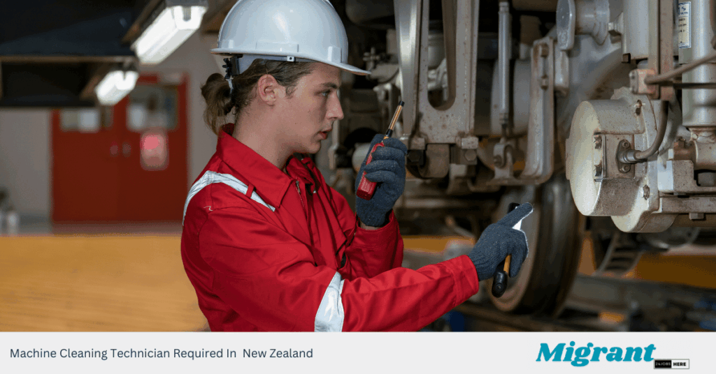 Machine Cleaning Technician Required In New Zealand