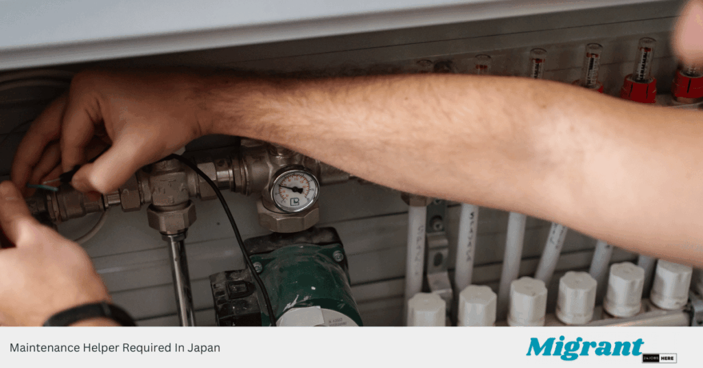 Maintenance Helper Required In Japan