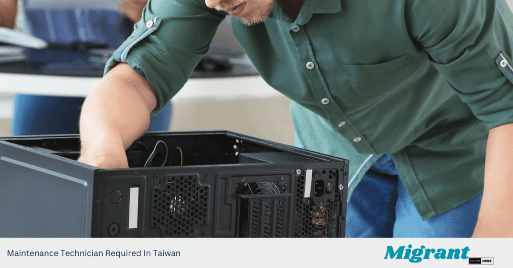 Maintenance Technician Required In Taiwan