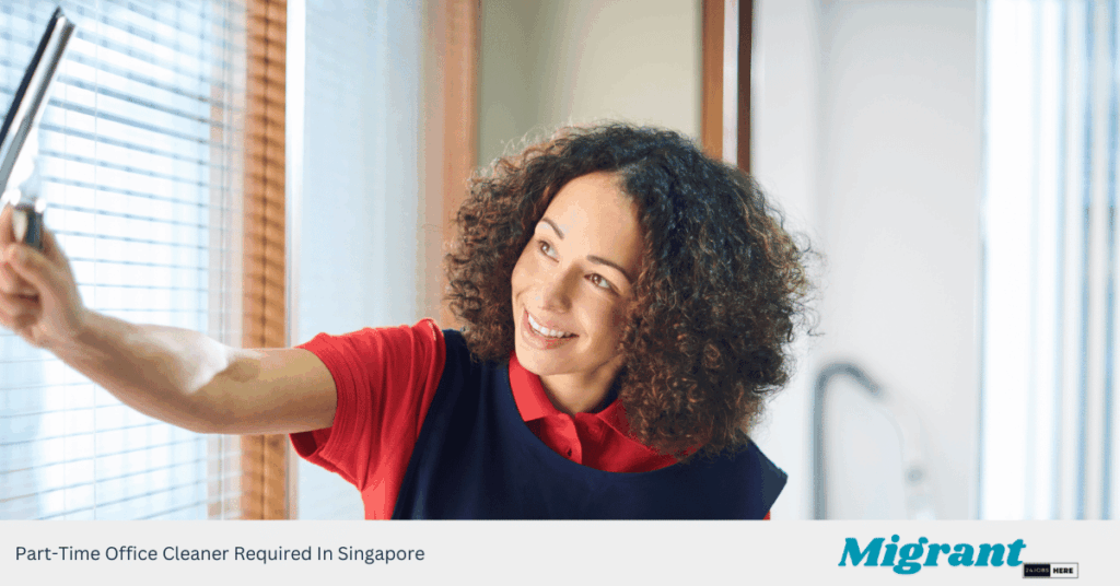 Part-Time Office Cleaner Required In Singapore
