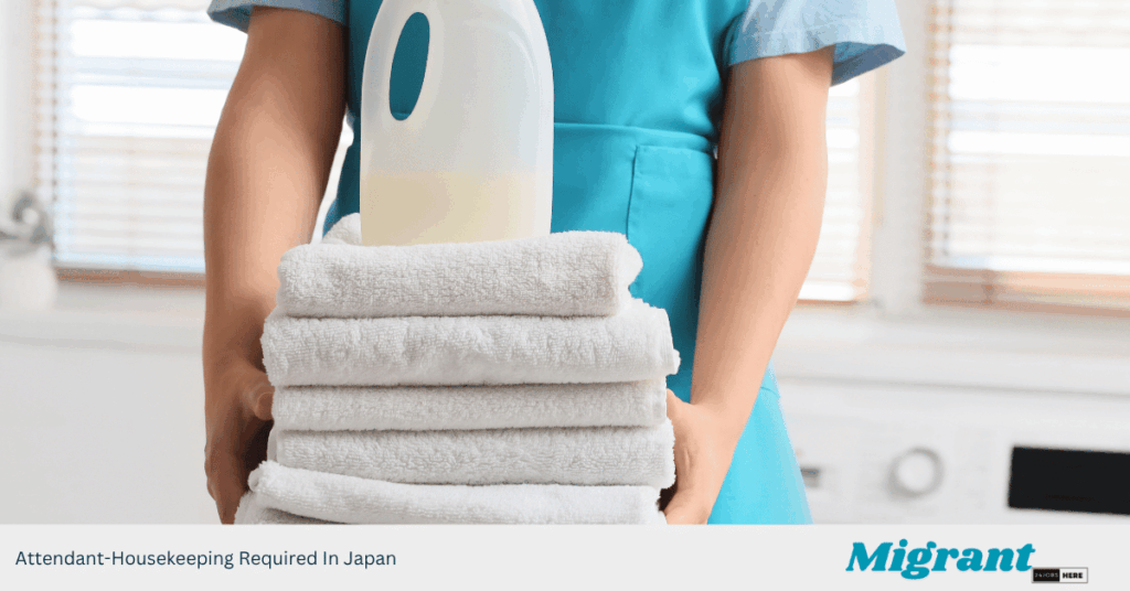 Attendant-Housekeeping Required In Japan
