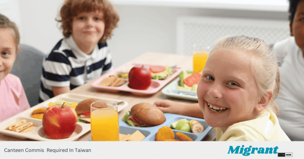 Canteen Commis Required In Taiwan