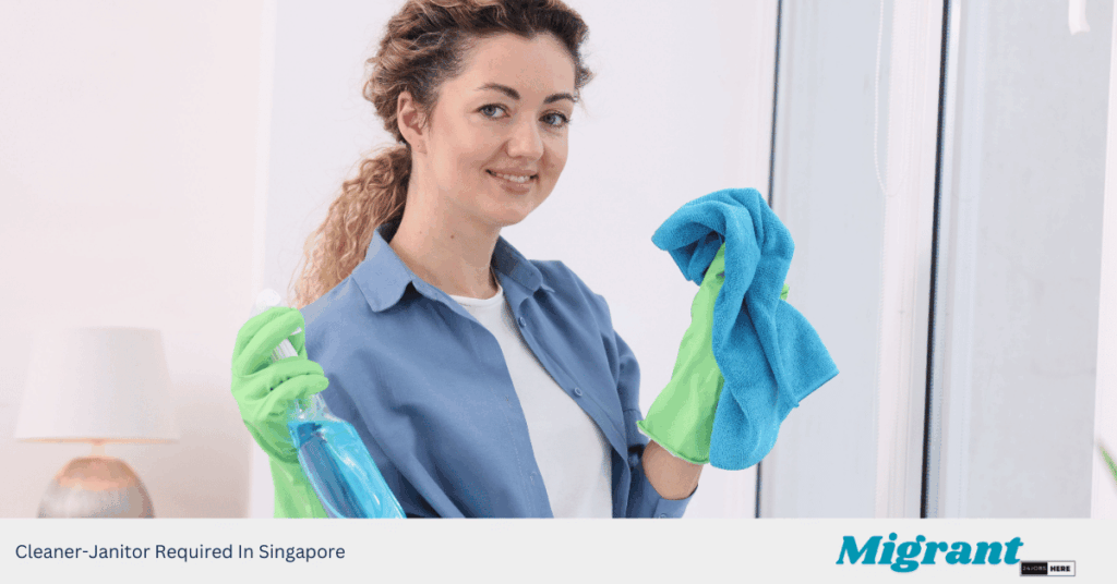 Cleaner-Janitor Required In Singapore