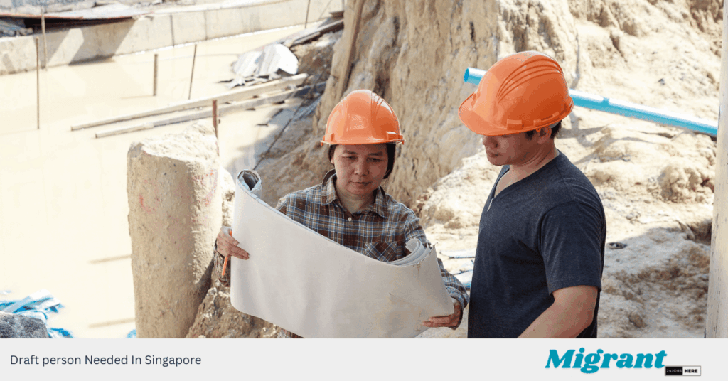 Draft person Needed In Singapore