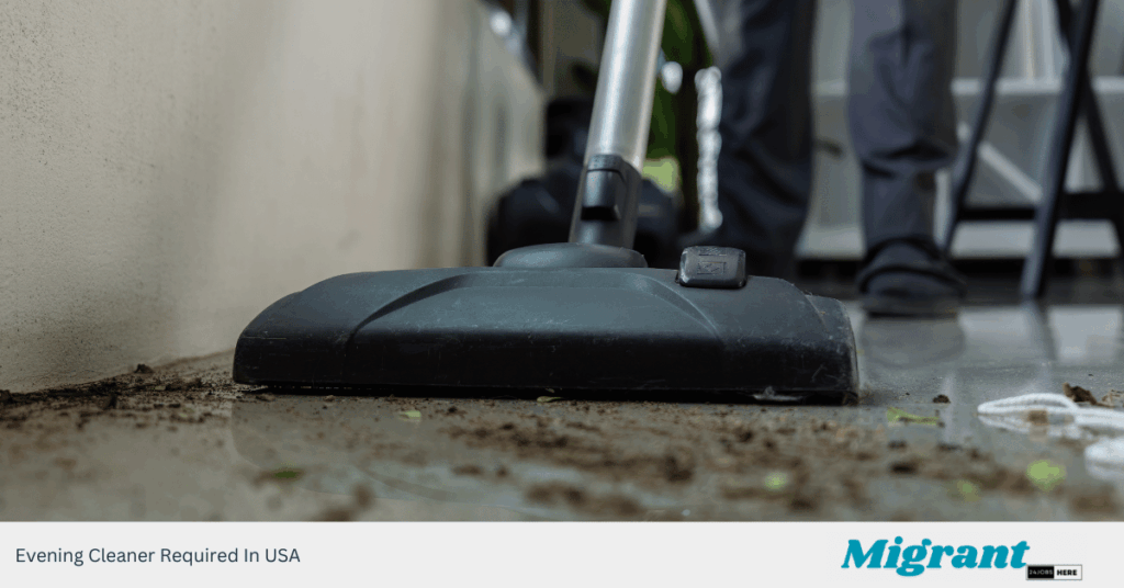 Evening Cleaner Required In USA