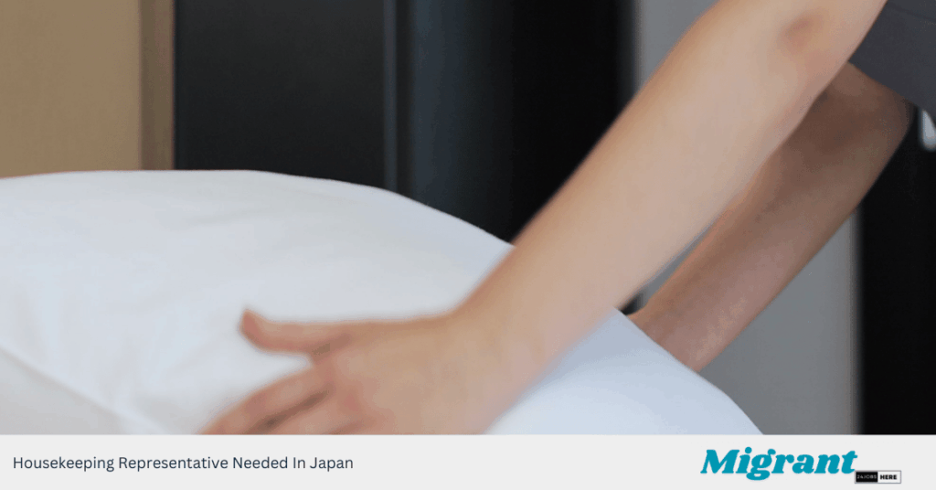 Housekeeping Representative Needed In Japan