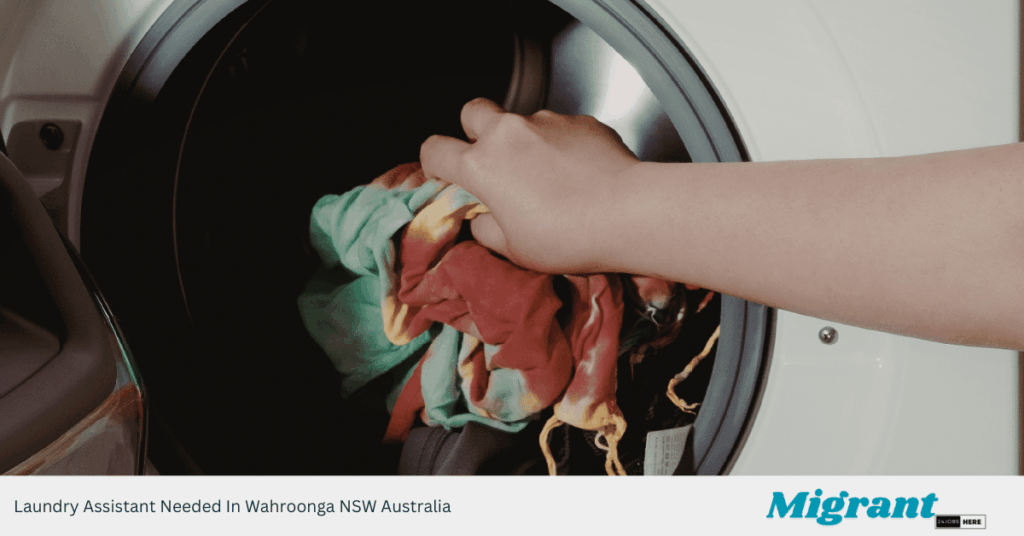Laundry Assistant Needed In Wahroonga NSW Australia