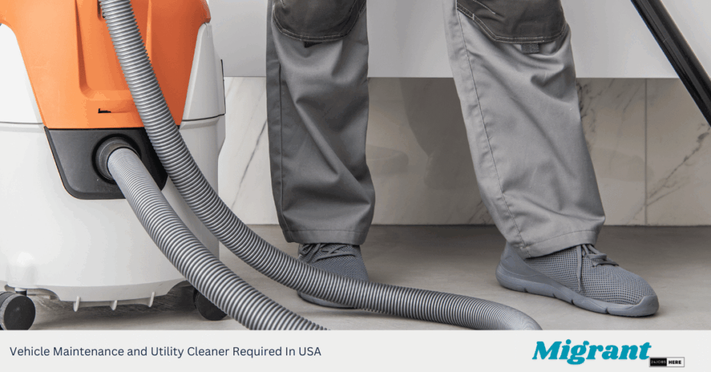 Vehicle Maintenance and Utility Cleaner Required In USA